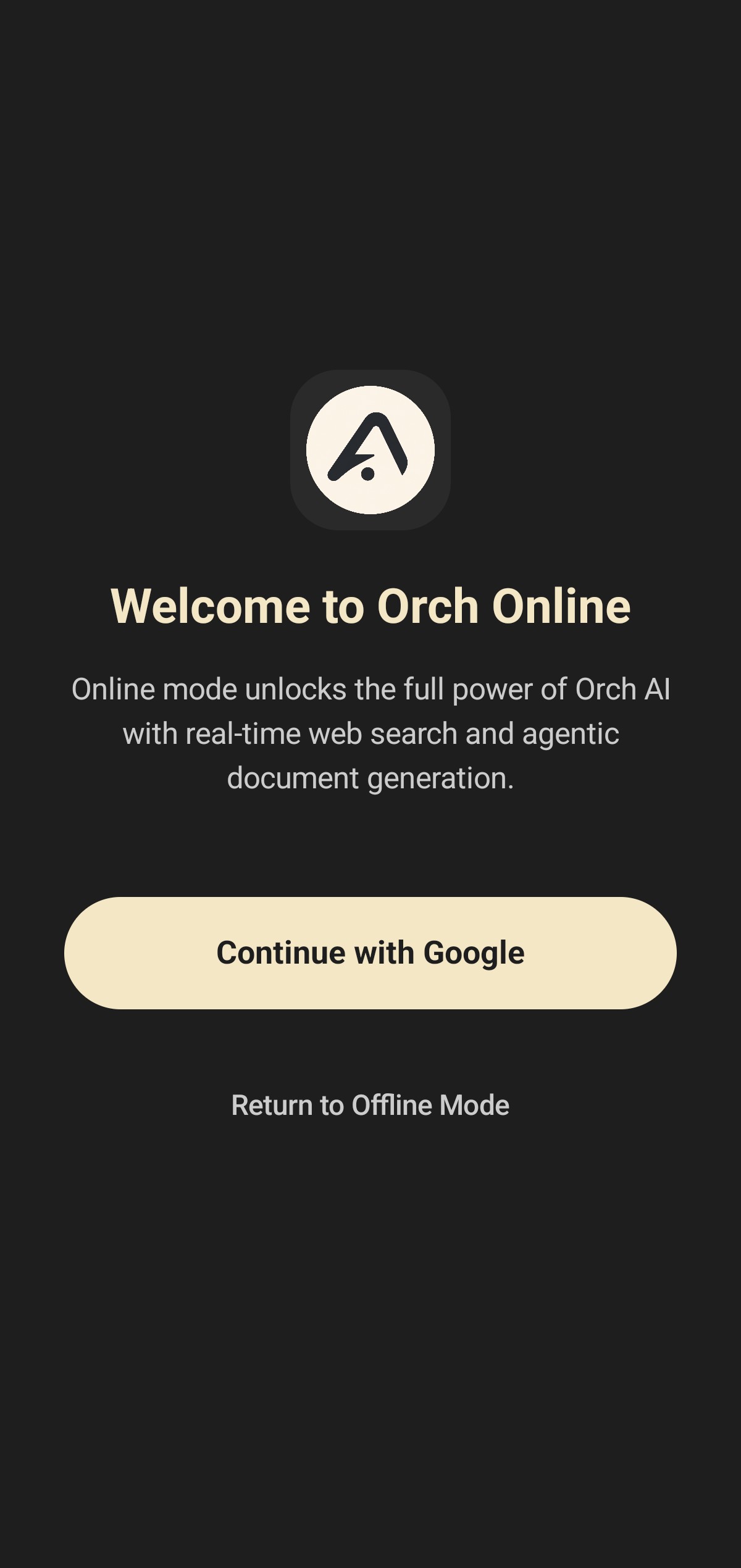 Online mode